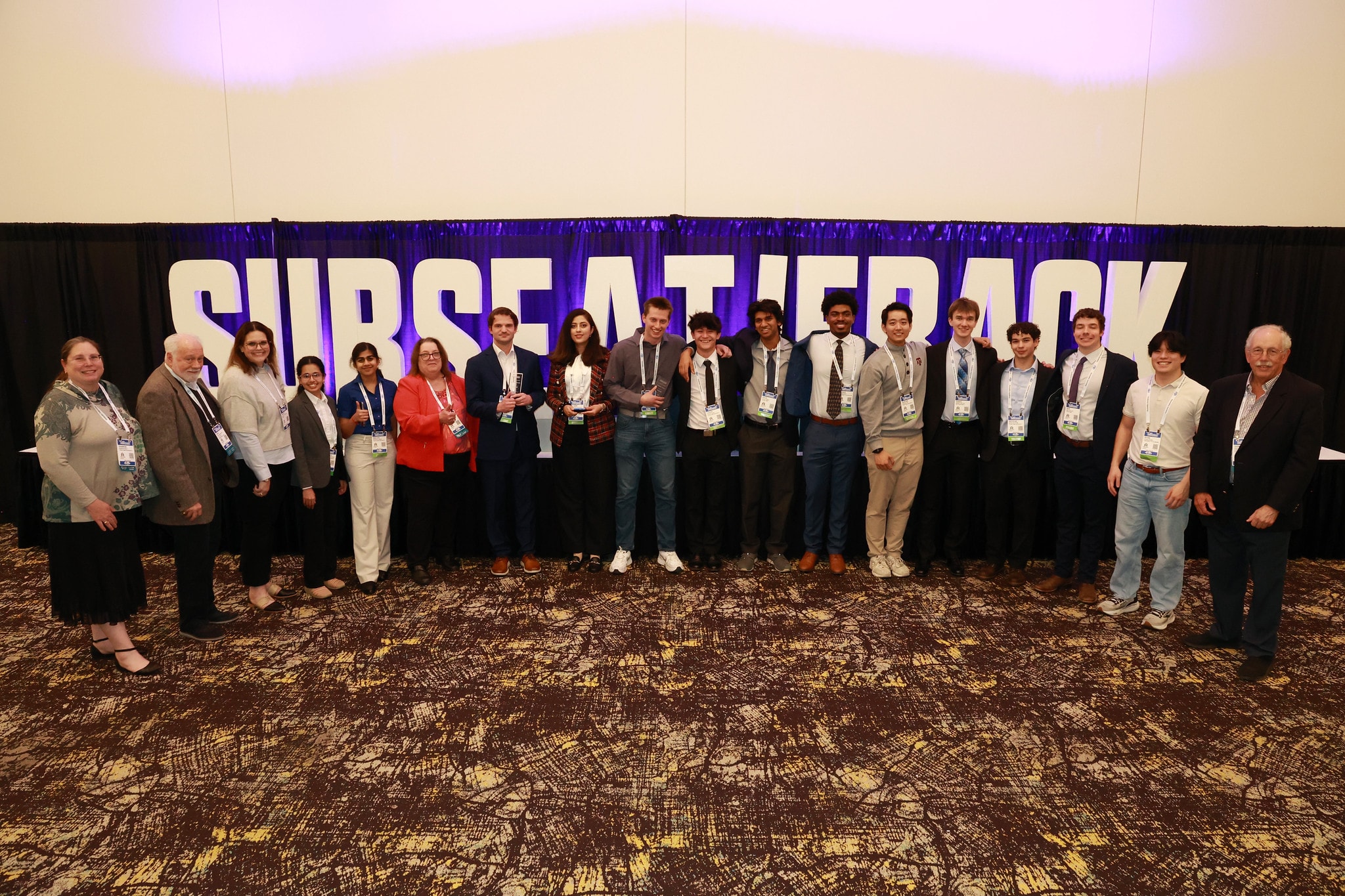 Winners group photo at the Subsea Tieback Forum