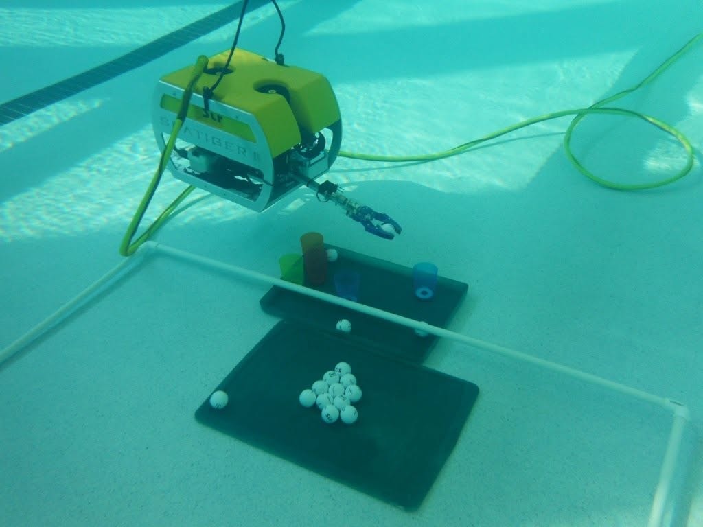 SEATIGER ROV and tank used at outreach events