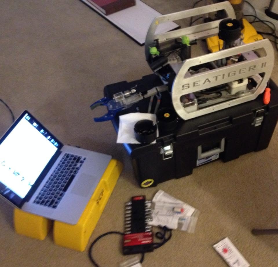 University students working on the REACH engineering project